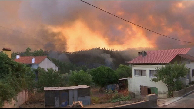 Stare de urgenţă în Portugalia din cauza incendiilor masive