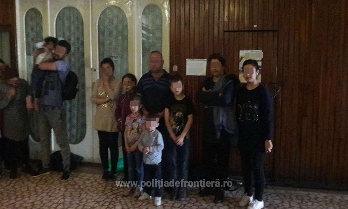 15 refugiați din Irak şi Afganistan prinşi în Arad. Cum încercau să treacă frontiera