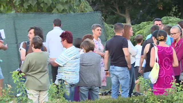 Protest în Parcului Circului din Capitală. Oamenii nu vor statui pe spaţiul verde