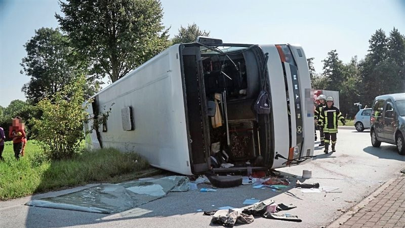 Zeci de răniți, după un accident în Germania. Majoritatea sunt români