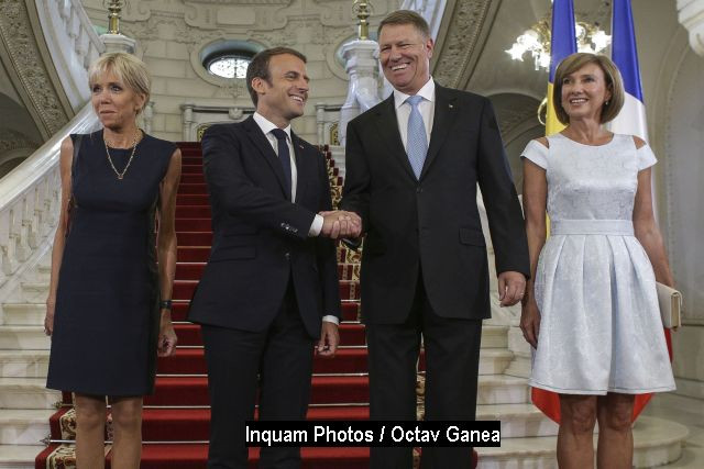 Iohannis: Vizita lui Macron ne onorează. Am decis aprofundarea Parteneriatului Strategic