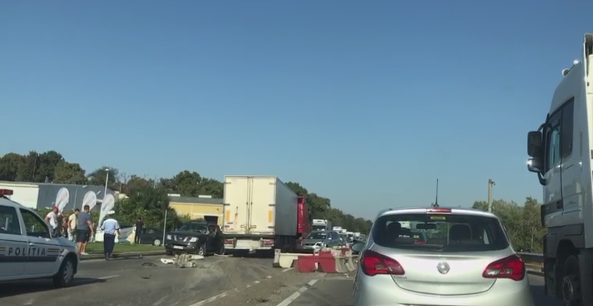 Accident pe Centură. Traficul e îngreunat între Tunari şi Otopeni
