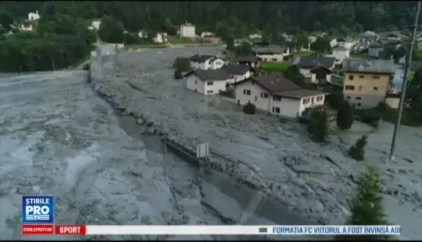 14 persoane dispărute în Alpii Elvețieni, în urma unei alunecări de teren