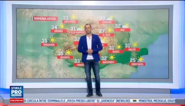 Sâmbătă, căldura se va extinde în toată țara. Cum va fi vremea la mare