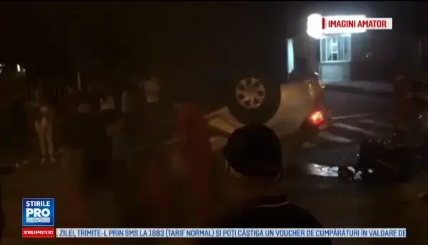 Accident grav în fața Spitalului din Vaslui. Un motociclist a murit pe loc