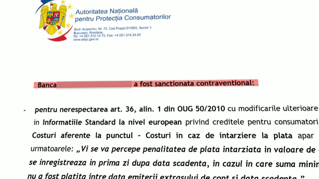 De ce nu a publicat ANPC numele băncilor amendate pentru că și-au înșelat clienții