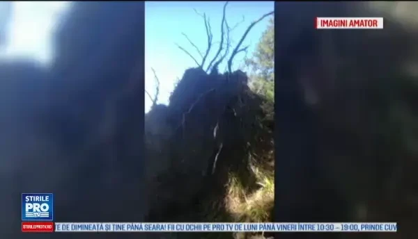 Zborul fatal al unui parapantist, filmat de o turistă în Maramureş