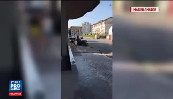 Imagini amuzante în Constanţa. Unde a ajuns un berbec ce a evadat dintr-o gospodărie