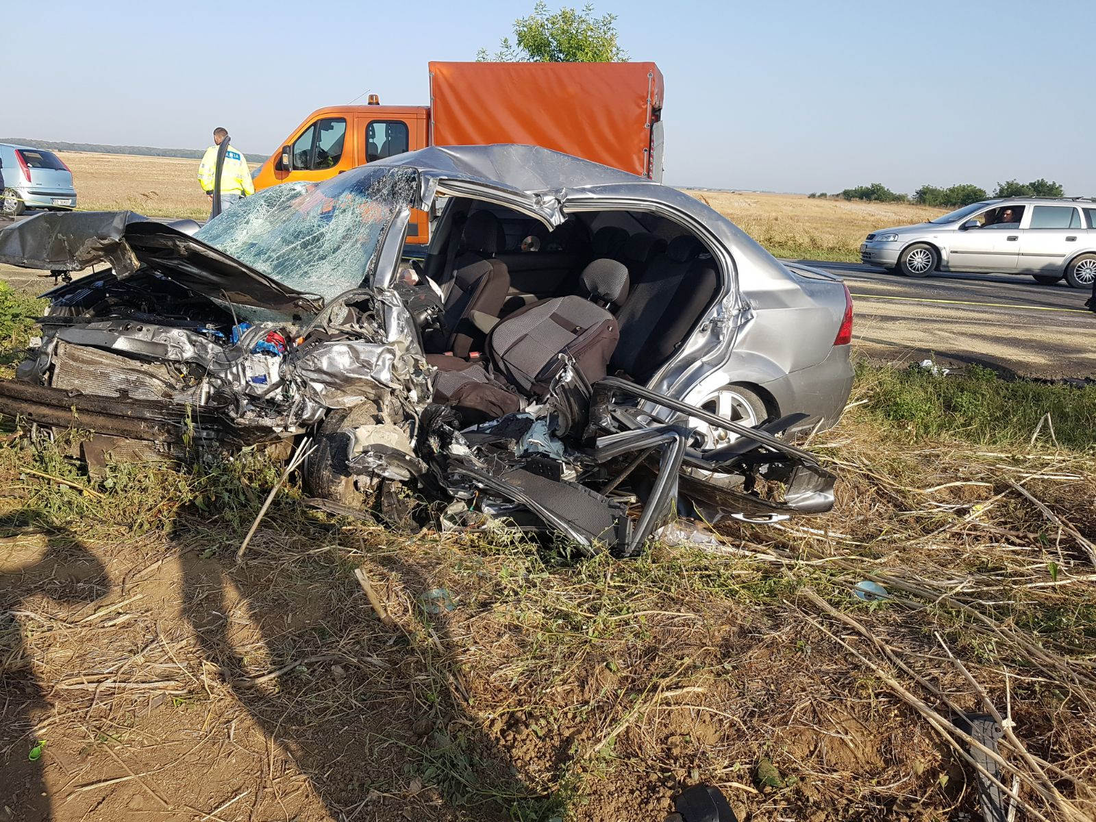 Filmul accidentului de pe DN 2, lângă Bucureşti. Cum s-a petrecut tragedia