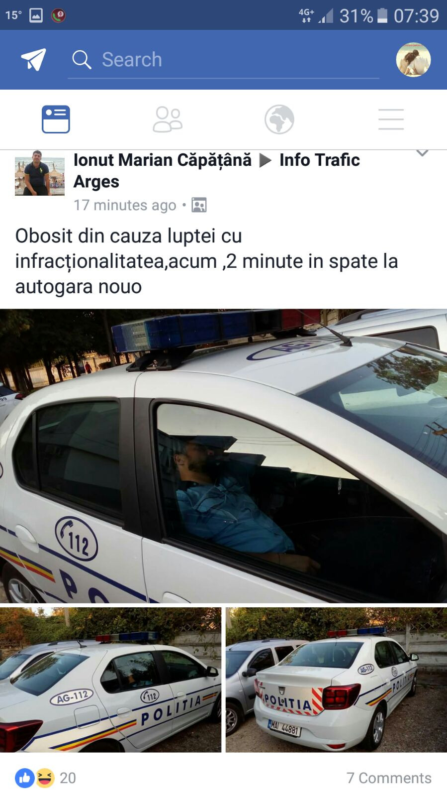 polițist Argeș