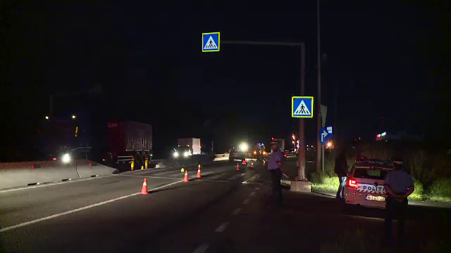 Bărbat ucis pe trecerea de pietoni, pe centura Capitalei. Șofer: ”Nu l-am văzut”