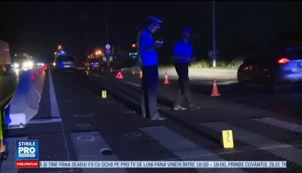 Bărbat ucis pe trecerea de pietoni, pe centura Capitalei. Șofer: ”Nu l-am văzut”