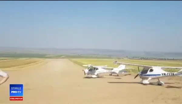 Accidentul de avion de lângă Iaşi, filmat de pasager. IMAGINI EXCLUSIVE