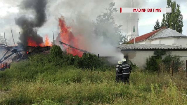Panică într-un cămin de copii din Timiș, după izbucnirea unui incendiu