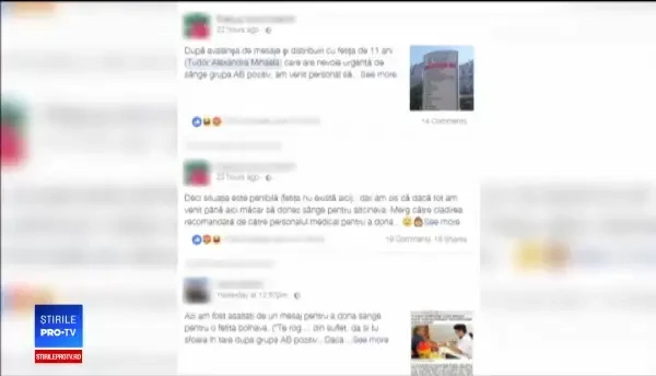 Mai mulți români, nervoși după ce au aflat că au donat sânge pentru un caz fals