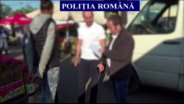 Razie în piețele din Târgu Mureș pentru combaterea evaziunii fiscale