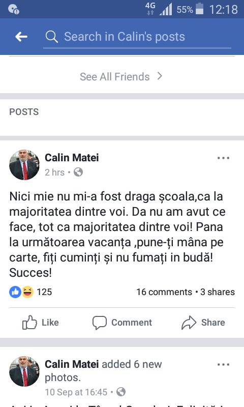Greseala Calin Matei
