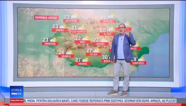 Miercuri, maximele vor ajunge și până la 31 de grade C. Cum este vremea la mare