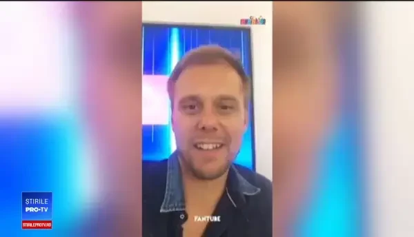 Armin van Buuren, cu steagul României, la o emisiune, în Olanda: Am trăit emoții incredibile acolo