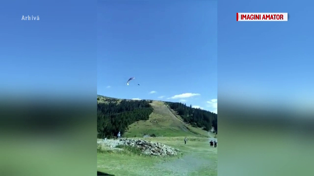 Bărbat din Neamț, mort după ce a căzut cu parapanta
