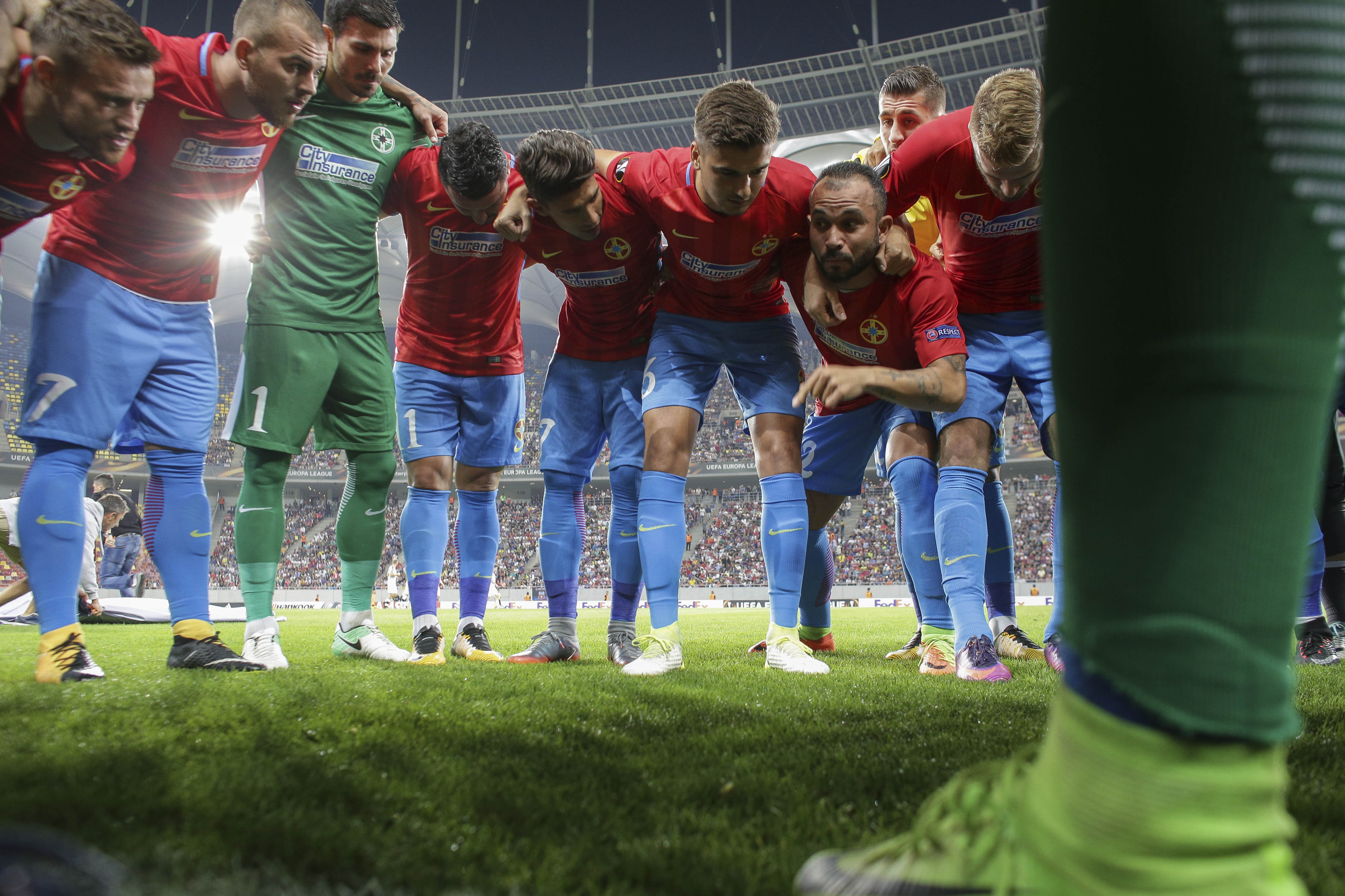 Steaua 3-0 Viktoria Plzen. Spectacol făcut de steliști pe Arena Națională