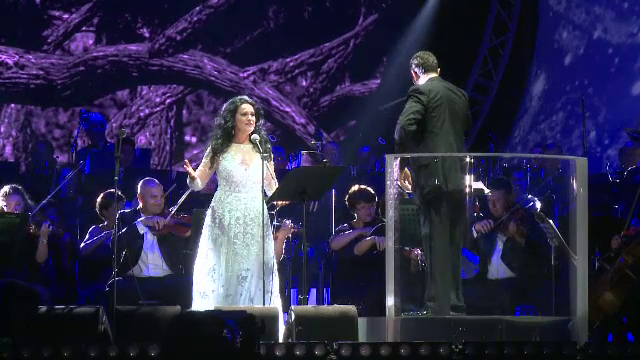 Angela Gheorghiu, live în Piaţa Constituţiei din Capitală. Spectatorii au trăit momente unice