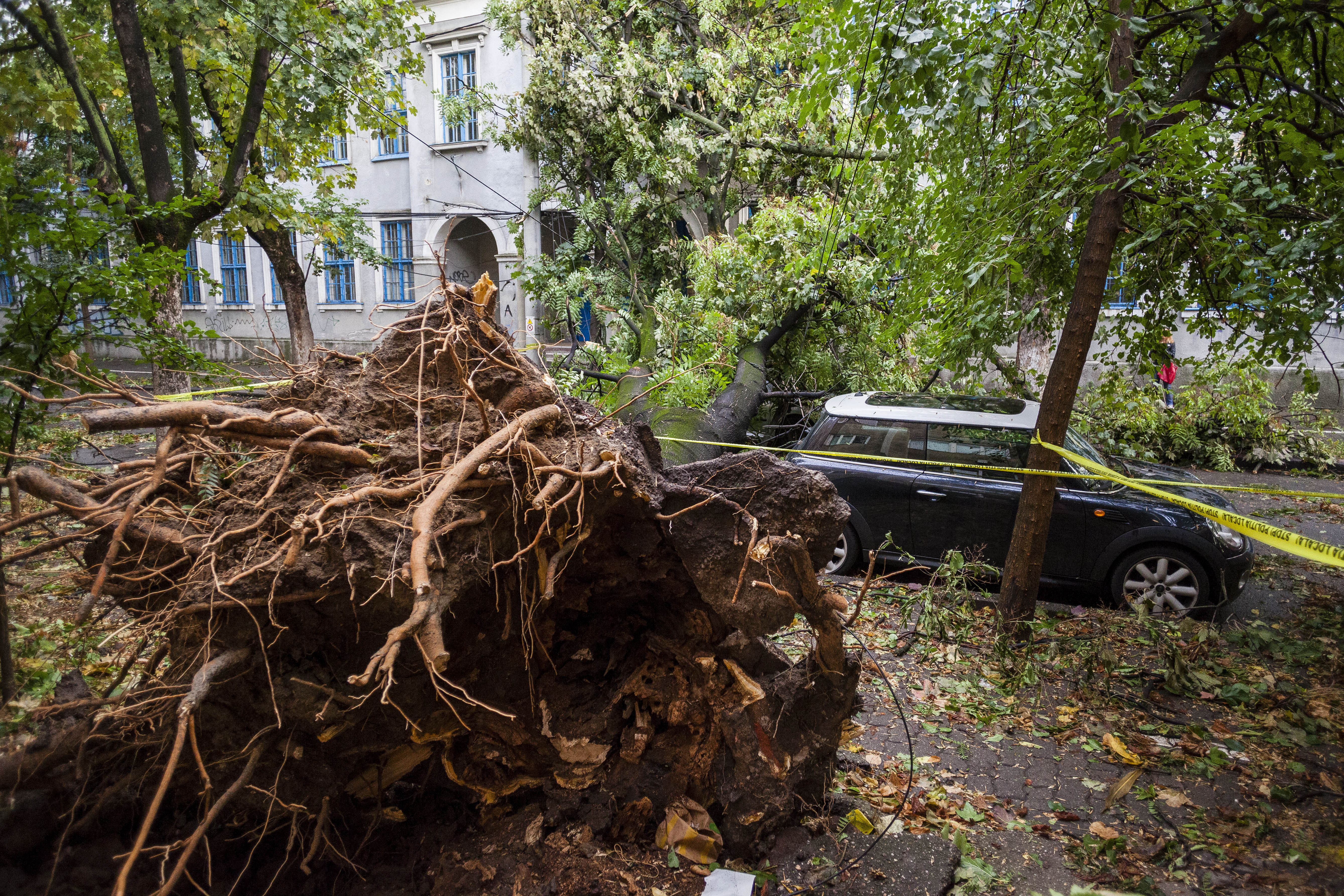 Imaginile dezastrului în judeţele afectate de furtună. Un bunic a murit în timp ce îşi salva nepotul