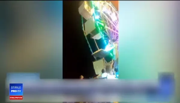 Bărbat care a salvat 2 copii, rănit după ce a căzut din carusel