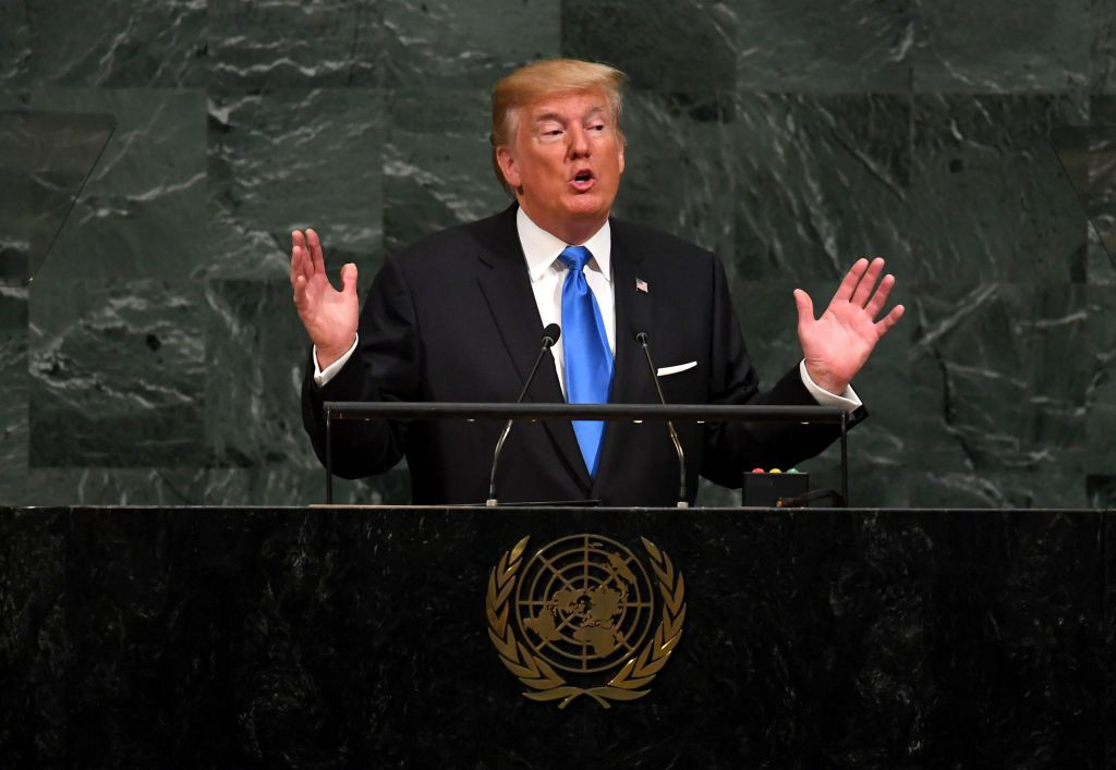 Trump a glumit pe seama socialismului, în cadrul Adunării Generale ONU