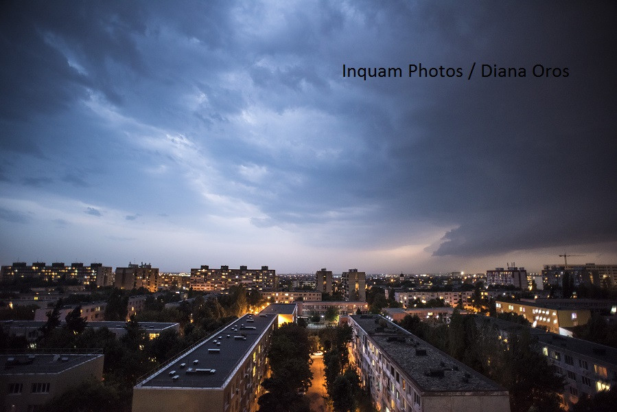 Cod portocaliu de furtună în vestul țării