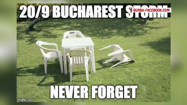 "Doamne ferește! Zici că vine sfârșitul lumii!" Cele mai tari glume online după furtuna din Capitală