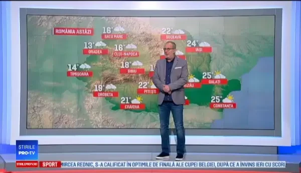 Vremea se răcește și o să plouă în unele zone. Prognoza pentru finalul de săptămână