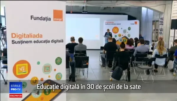 (P) 30 de școli, ajutate de Fundația Orange să aibă laboratoare digitale complet echipate