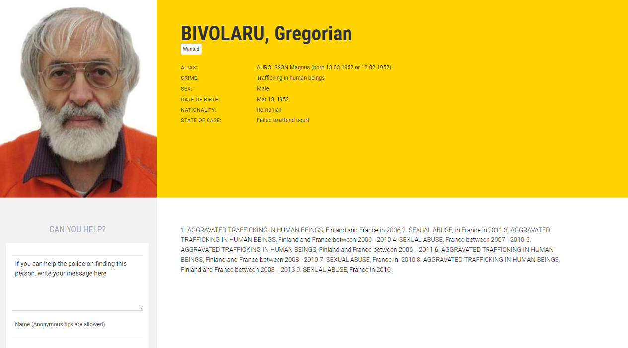 Guru Bivolaru, pe lista celor mai căutaţi infractori din Europa după ce în România a fost eliberat