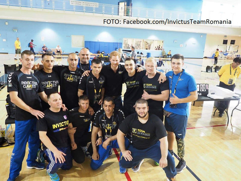 Prinţul Harry s-a intâlnit cu militarii români care participă la Jocurile Invictus