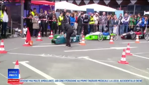 Mașini electrice construite și testate de elevii unui liceu din Brașov