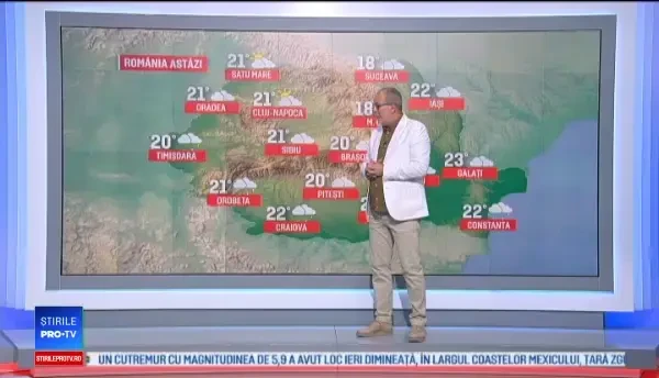 Temperaturile cresc, dar de miercuri vremea se răceşte din nou. În sud va ploua