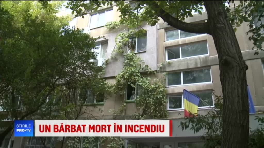 Bărbat de 70 de ani, mort într-un incendiu în Capitală