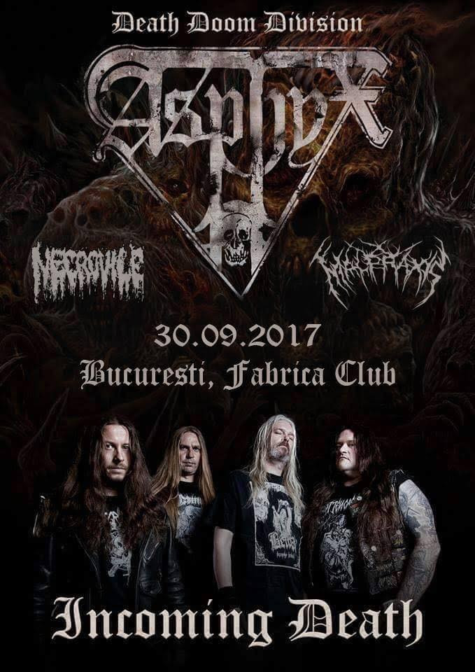 Trupa olandeză Asphyx se întoarce în România. Concert pe 30 septembrie, la București