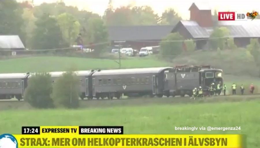 Un tren a lovit un vehicul blindat în timpul unui exercițiu militar în Suedia. Sunt 4 răniți