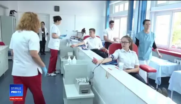 Elevii militari din Alba Iulia au donat sânge pentru a salva vieţi