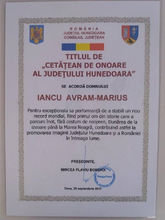 diploma avram Iancu