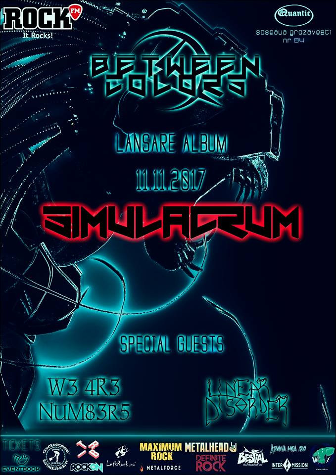 Trupa Between Colors lansează al doilea album, ”Simulacrum”, în Club Quantic din Bucureşti