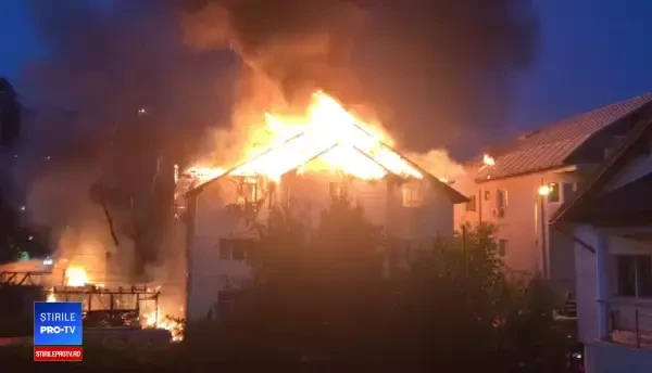 Incendiu puternic la un azil de bătrâni din București. O persoană a murit