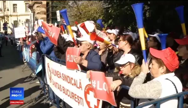 Săptămâna a început cu noi proteste în Sănătate. Medicii se tem că legea salarizării le va scădea veniturile