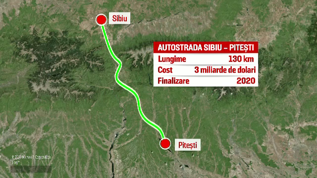 Autostrada Sibiu-Pitești ar urma să fie finalizată în 2020