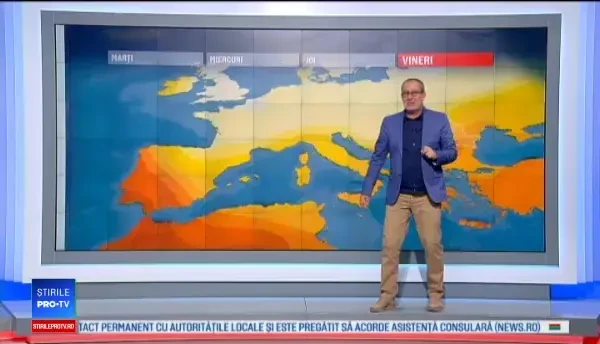 Vreme mai caldă, cu 24 de grade în vestul ţării. În zonele de nord-vest ale ţării se anunţă ploi