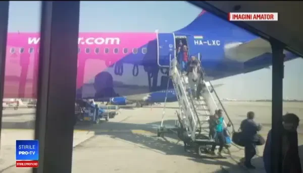 Alertă pe Otopeni. Un pasager care se îmbarca într-un avion Wizz Air a murit înainte de decolare