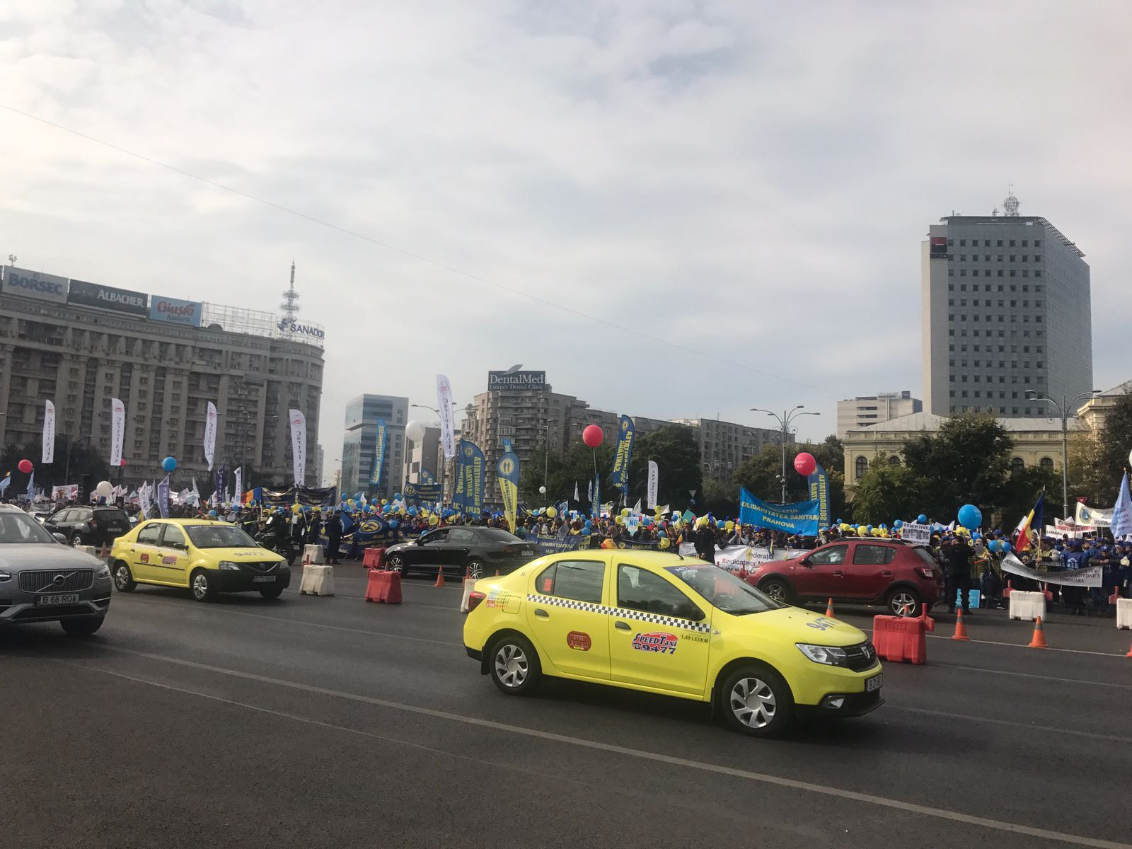proteste in Piata Victoriei
