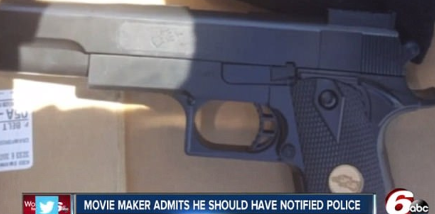 Actor care filma un jaf, confundat cu un hoț real. Poliția a tras asupra sa